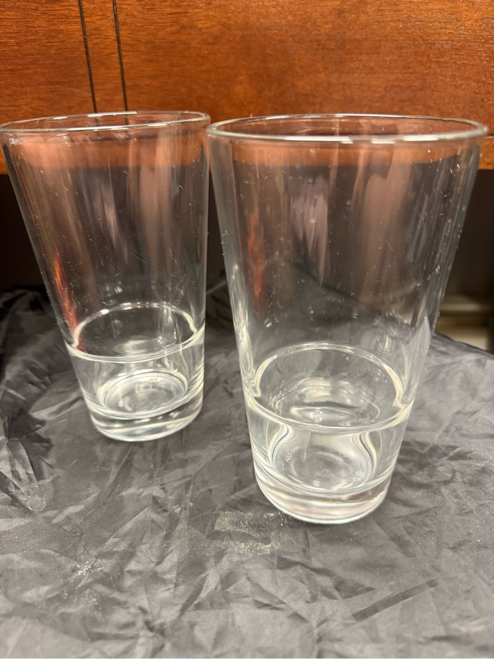 Classic Clear Glass Drinking Tumbler Set of 4
